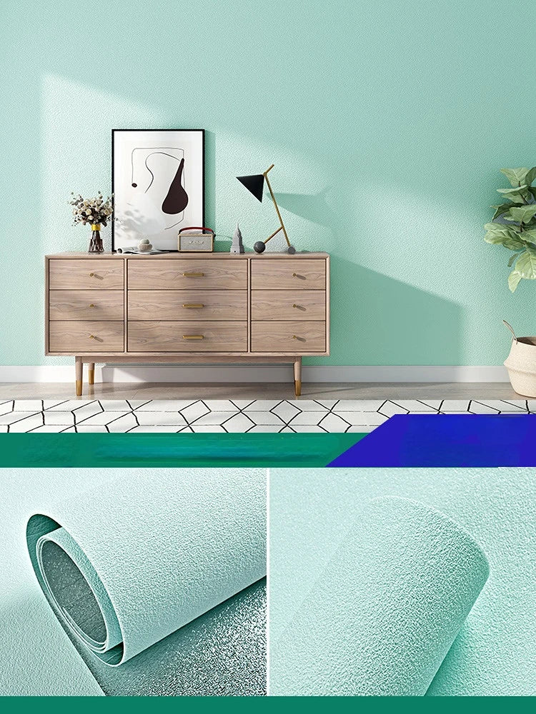 3D Wall Stickers Sound Insulation Antibacterial Moisture-proof Self-Adhesive Waterproof Wallpaper DIY Home Wall Decor