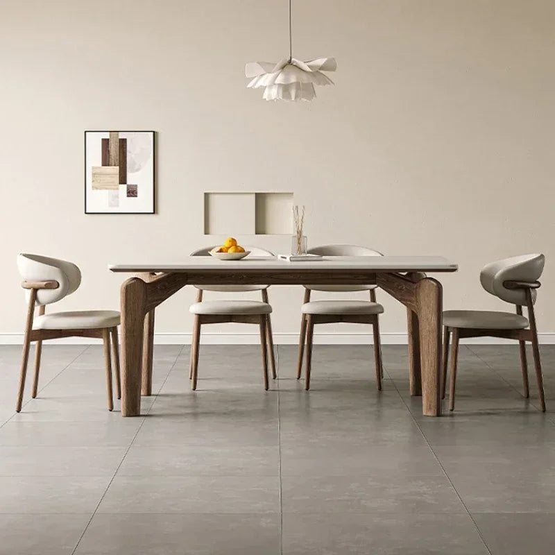 Corner Island Dining Table Auxiliary Service Designer Meeting Marble Dining Table Low Square Large Mesa Plegables Furniture CC