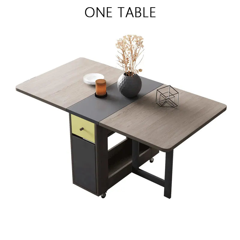 Fashion Folding Dining Table Furniture yemek masasi Multifunctional Rectangle Foldable Dining Table Folding Chairs