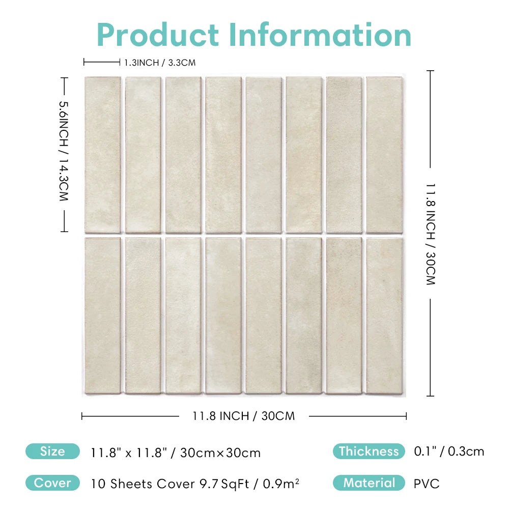 1/10pcs 3D Matte Peel and Stick Wall Panel, Modern Home Wall Panel Decor, For Kitchen,Living room,Bedroom, Waterproof Wall Panel