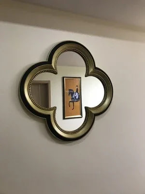 American Retro Bathroom Decorative Mirrors Modern Home Decoration Chinese Clover Wall Hanging Art Mirrors Dressing Table Mirrors