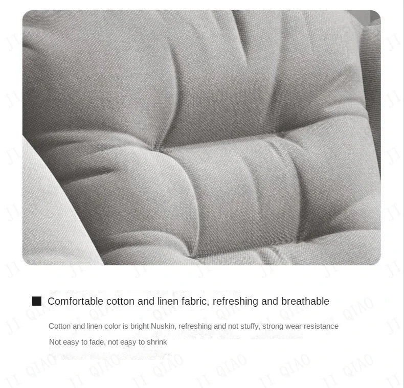 New Living Room Chairs Lazy Leisure Home Light Back chair sofa chair Bedroom Home comfortable Sofa Chair Armchair with Footrest