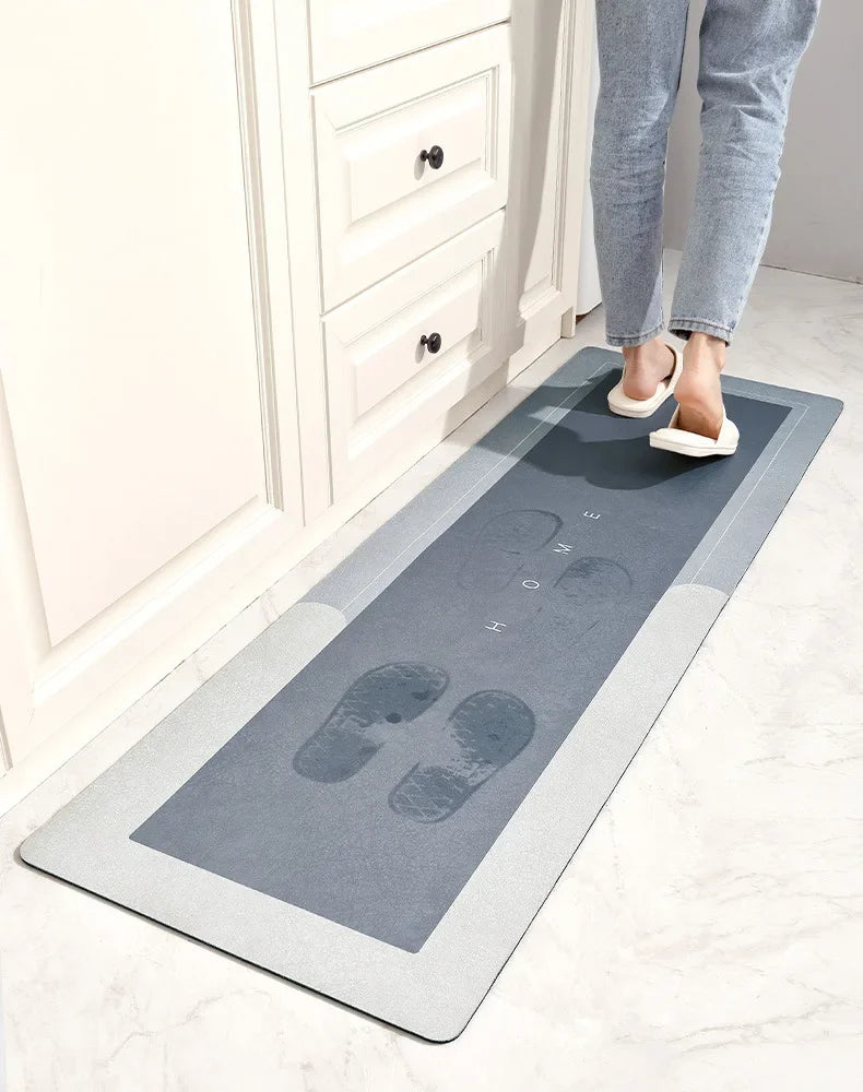 Diatomite Mat Kitchen Rug Non-slip Kitchen Long Carpet Super Absorbent Floor Mats Entrance Doormat Carpets for Living Room 러그