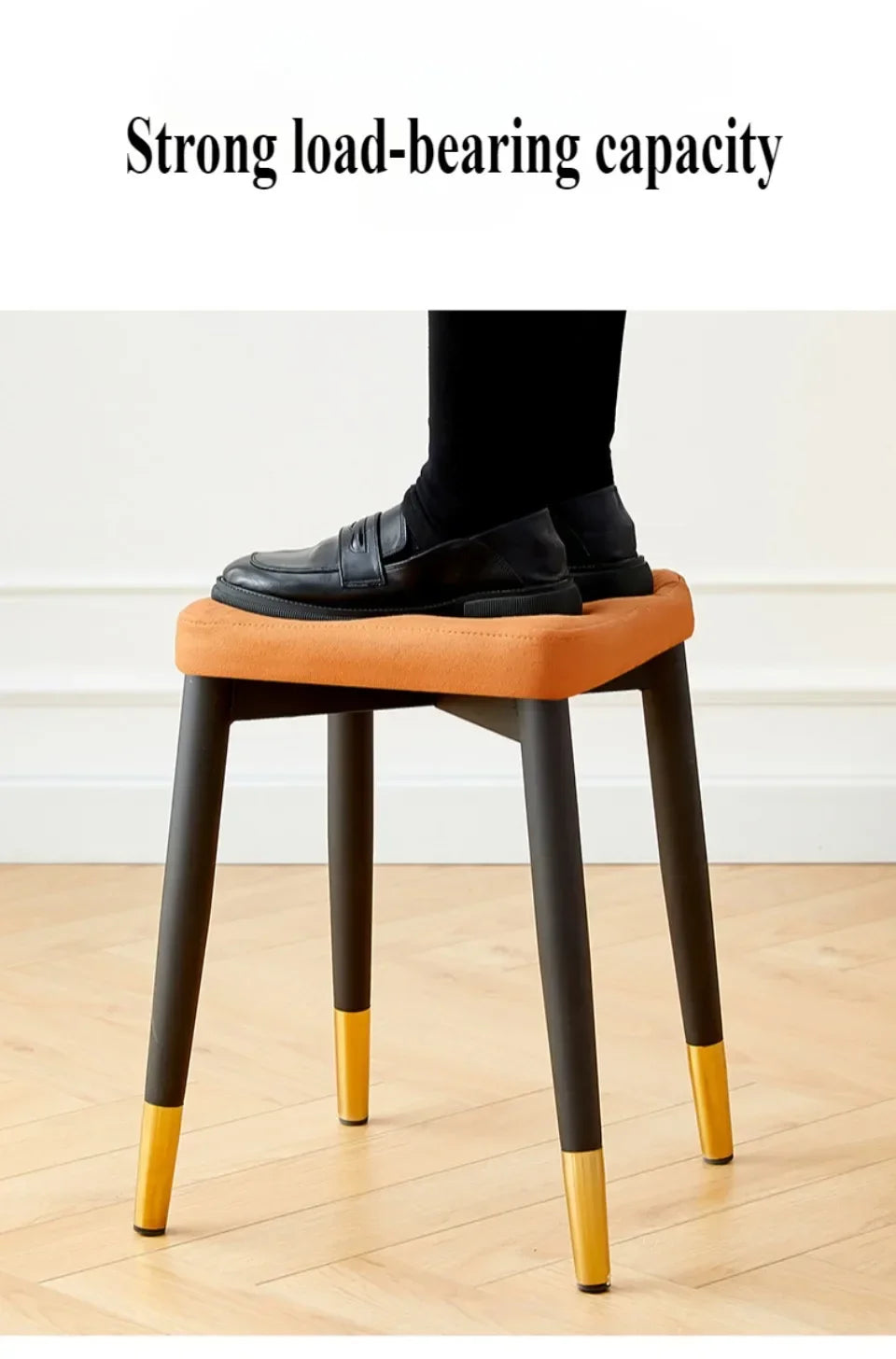 Dining Chair Living Room Leatherwear Latex Version Light Luxury Chair Dining Room Thickening Stable Leatherwear Square Stools