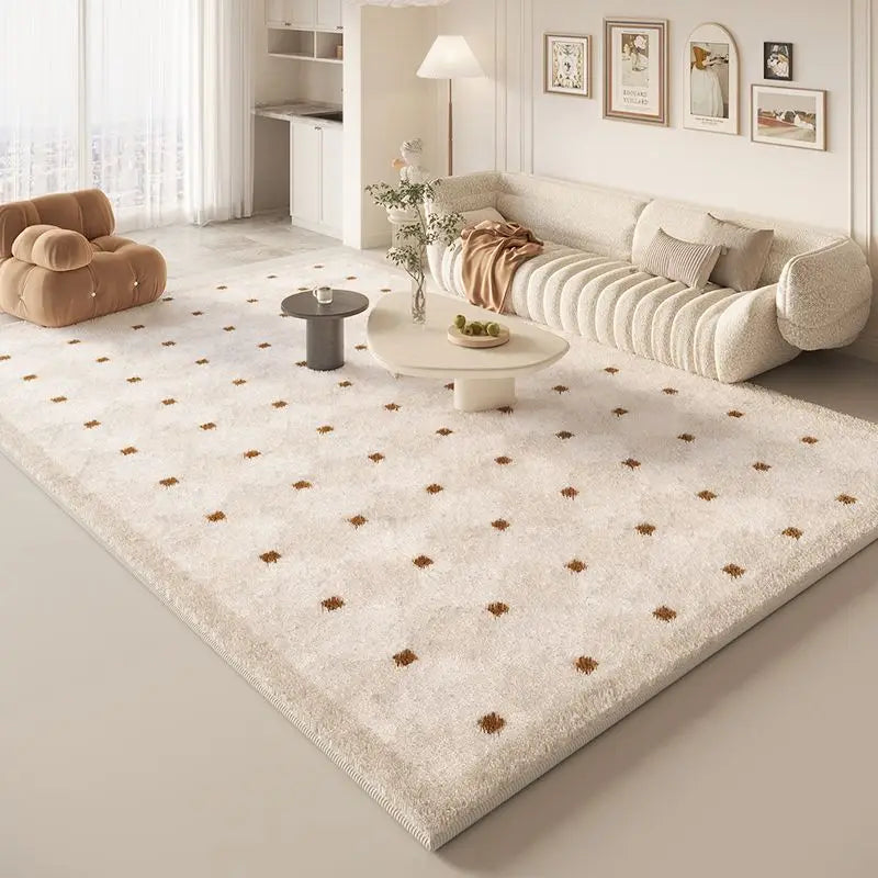 Large Size Rugs for Bedroom Fluffy Soft Study Rug Modern Style Living Room Decoration Carpet Thick Anti-slip Cloakroom Floor Mat