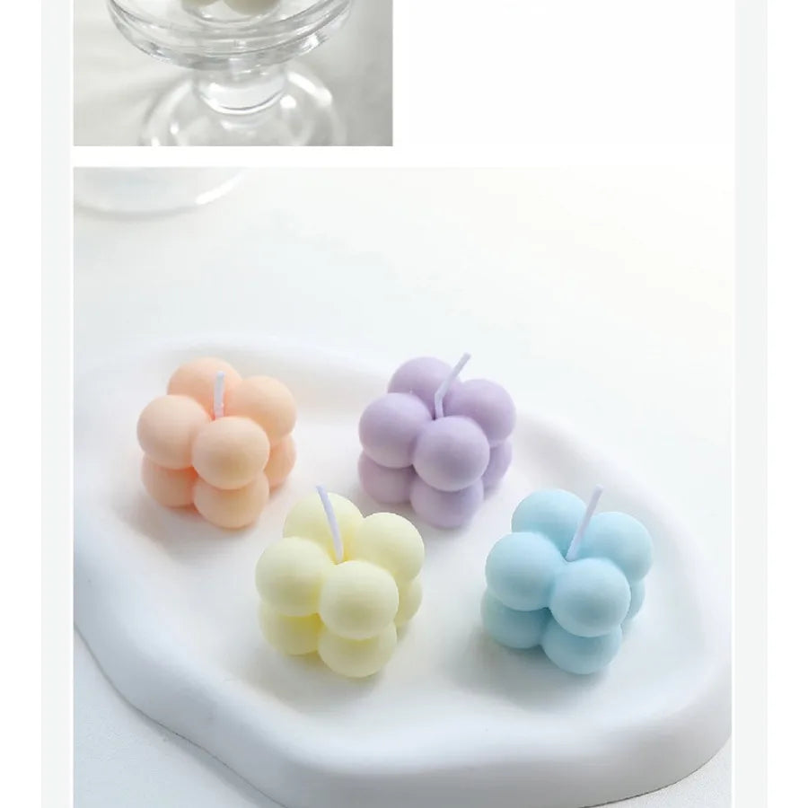 1pc Mini Magic Cube Aromatherapy Candle For Home Decor Creative Gifts For Valentine's Day, Anniversaries, Mother's Day, Wedding