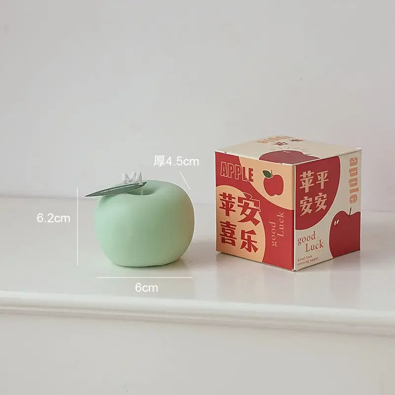 Apple Candle Aromatherapy Gift Box Candle Styling Gift for Teachers Candle Blessings Creative Photography Props Decoration