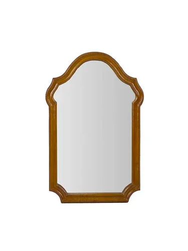 French Living Room Kitchen Decorative Mirrors Solid Wood Frame Homestay Makeup Mirror Retro Bedroom Wall-mounted Bathroom Mirror
