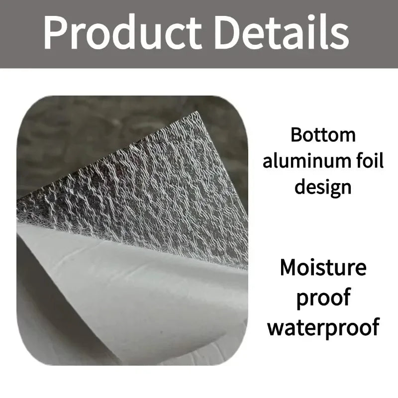 Background Decoration Glossy Anti-marble Texture Wall Stickers Moisture-proof Waterproof Self-adhesive Stickers PVC Foam Decals