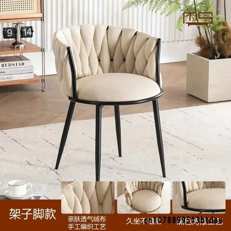 Home Girls Bedroom Makeup Chair, Comfortable for Long Periods of Time Grace Living Room Backrest Lift Swivel Chair JQM Furniture