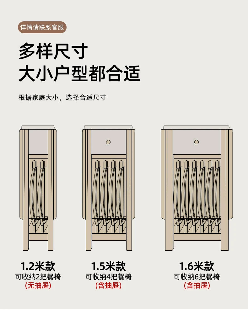 Folding Dining Table Set 6 Chairs Luxury Vintage Square Dining Table Extensio Nordic Mesas Y Sillas De Comedor Kitchen Furniture