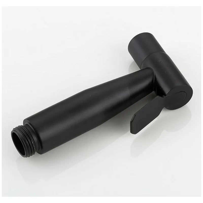 Handheld Toilet Bidet Sprayer with Brass Valve Stainless Steel Bidet Shower Hygienic Shower Wall Mounted Toilet Bidet Sprayer