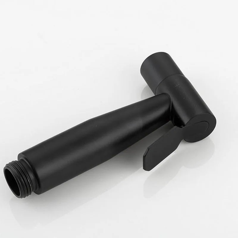 Handheld Toilet Bidet Sprayer with Brass Valve Stainless Steel Bidet Shower Hygienic Shower Wall Mounted Toilet Bidet Sprayer