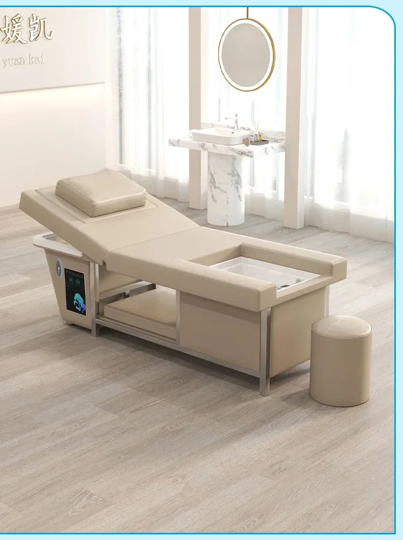 Shower Head Spa Shampo Chair Move Adjust Foot Portable Sink Luxury Hair Wash Bed Massage Shampouineuse Salon Equipment MQ50SC
