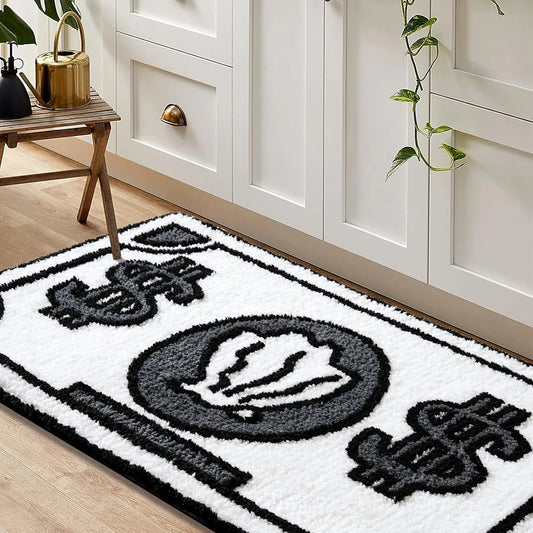 VIKAMA Coin Carpet Spongebob Home Bedroom Living Room Bedside Rug Entry Door Mat Entry Door No Care Warm Floor Cushion