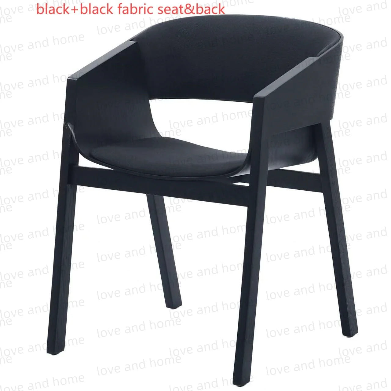 Nordic Oak Solid Wood Plywood Dining Curved Merano Backrest Armchair Chair Leisure Lounge Chair Denmark