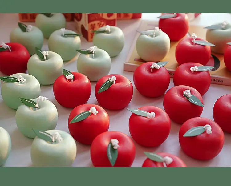 Apple Candle Aromatherapy Gift Box Candle Styling Gift for Teachers Candle Blessings Creative Photography Props Decoration