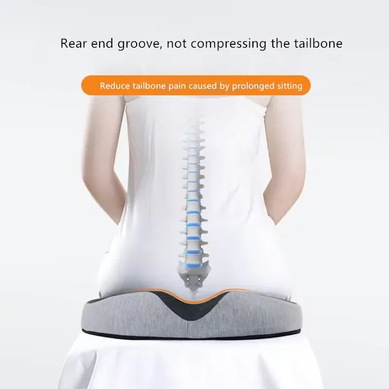 Hemorrhoid Mat Health Care Seat Cushion Memory Foam Sciatica Tailbone Bed Sores Donuts Shape Sitting Pain Relief Travel Office
