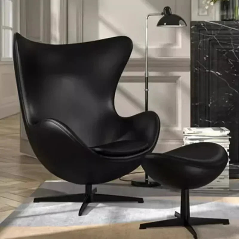 Modern Art Designer Leisure Creative Chair Office Leisure Eggshell Modern Art Egg Chair Nordic Single Sofa Egg Chair Egg Shell