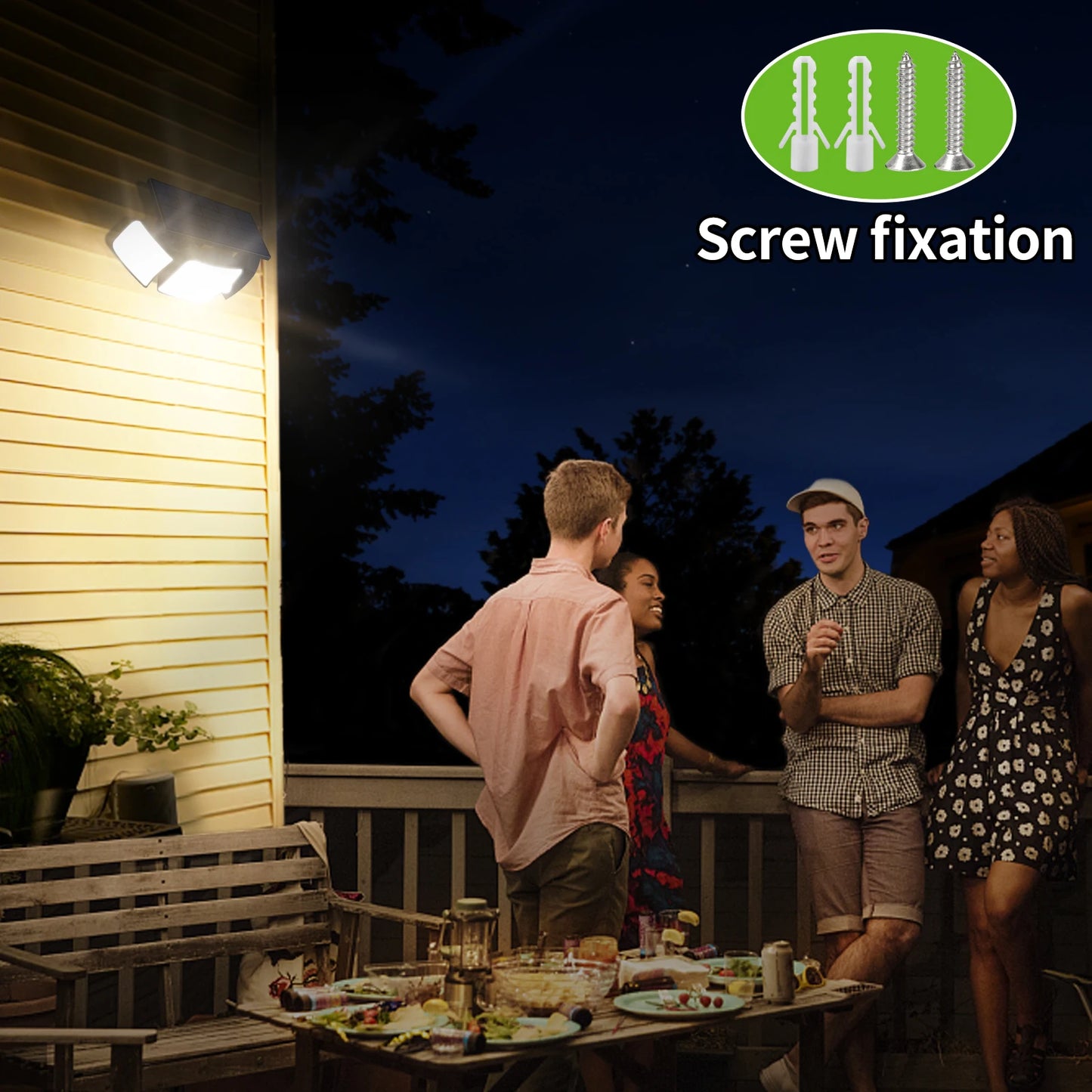 Solar Lights Outdoor with 3 Modes Motion Sensor Super Bright Wall Lamp IP65 Waterproof Street Light for Garden Yard Path Garage