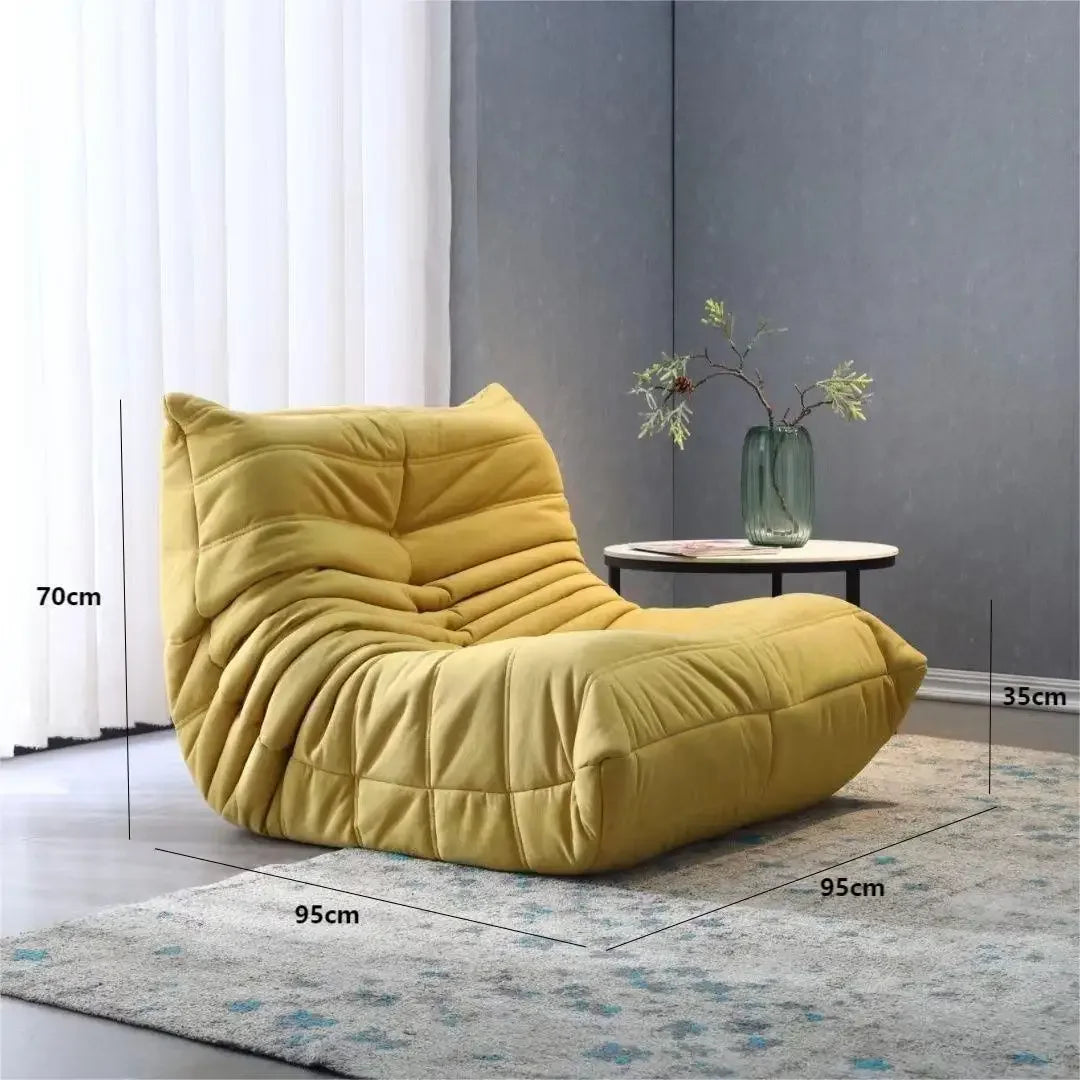 Caterpillar lazy sofa recliner togo bedroom leisure technology single Internet celebrity lazy leisure chair balcony living room