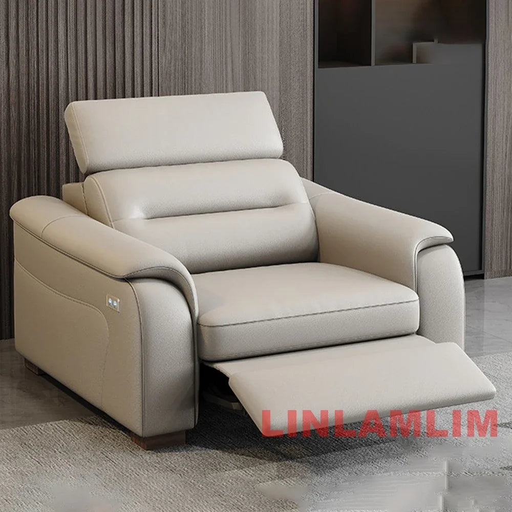 MINGDIBAO Multifunctional Convertible Sofa Bed With Eletric Recliner, Folding Sofa Cama With Power Reclining Seats & Storage Box