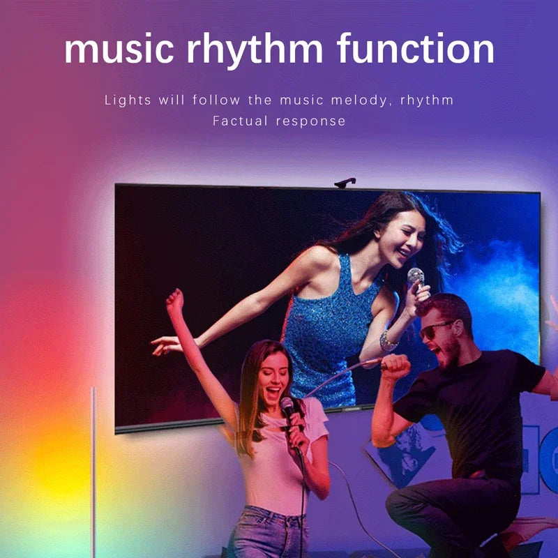 PC/TV Led Backlight RGBIC LED Strip Light with Color Picking Sensor App Control Music Sync Smart RGB Light for Gaming Atmosphere
