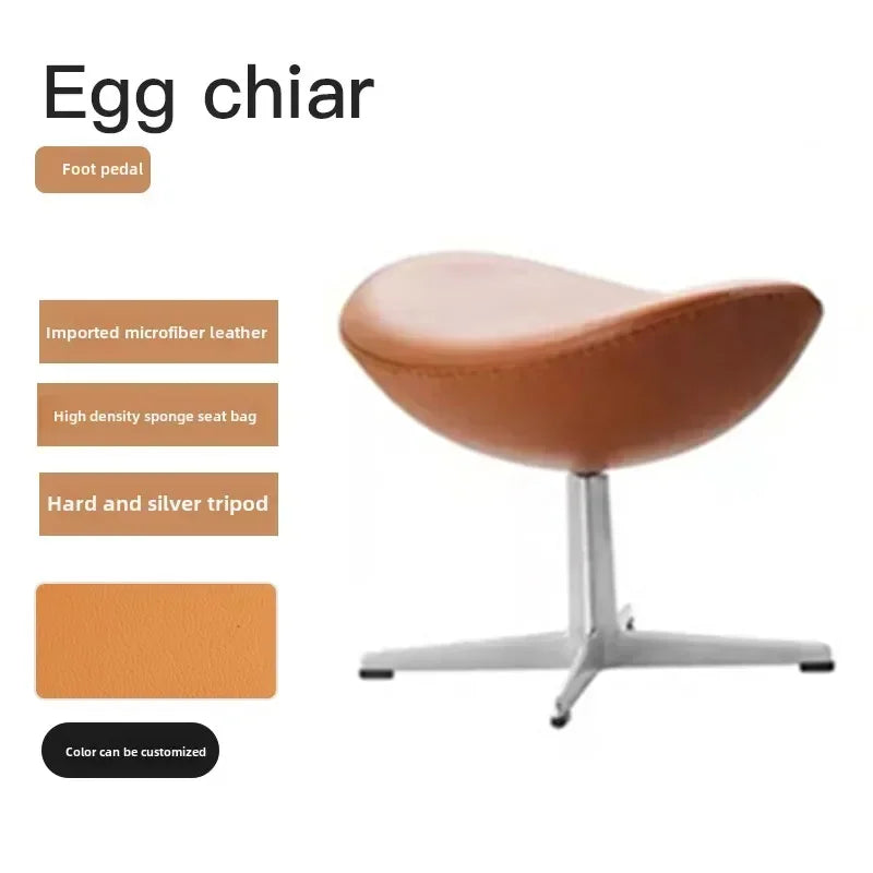 Modern Art Designer Leisure Creative Chair Office Leisure Eggshell Modern Art Egg Chair Nordic Single Sofa Egg Chair Egg Shell