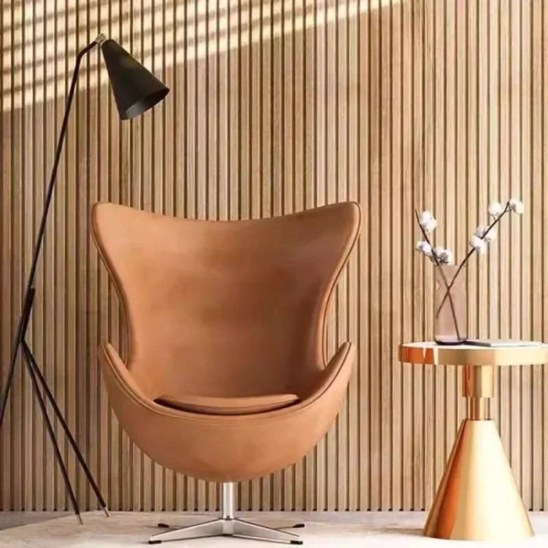 Modern Art Designer Leisure Creative Chair Office Leisure Eggshell Modern Art Egg Chair Nordic Single Sofa Egg Chair Egg Shell