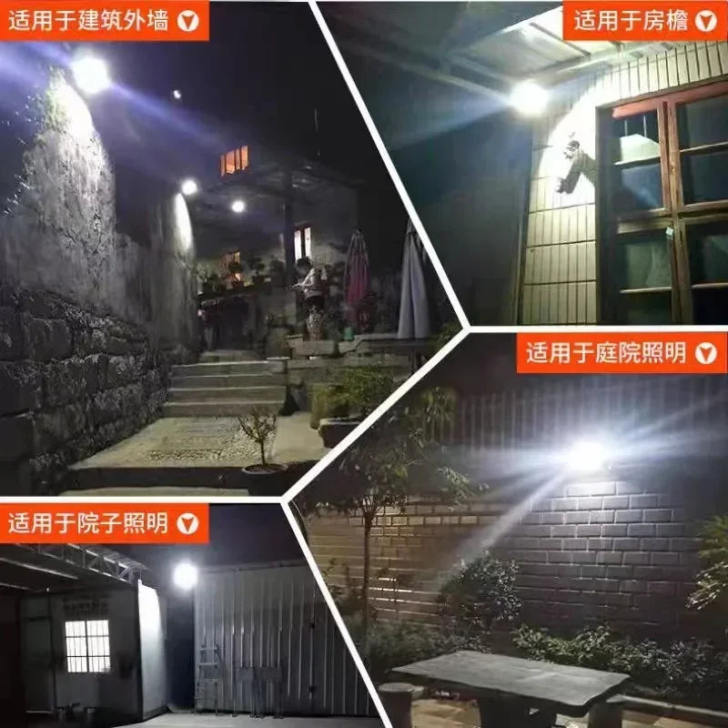 30/50/100/200/300/500W Solar Outdoor Lights High Brightness Waterproof Street Lamp Led Powered Sportlight with Remote Control