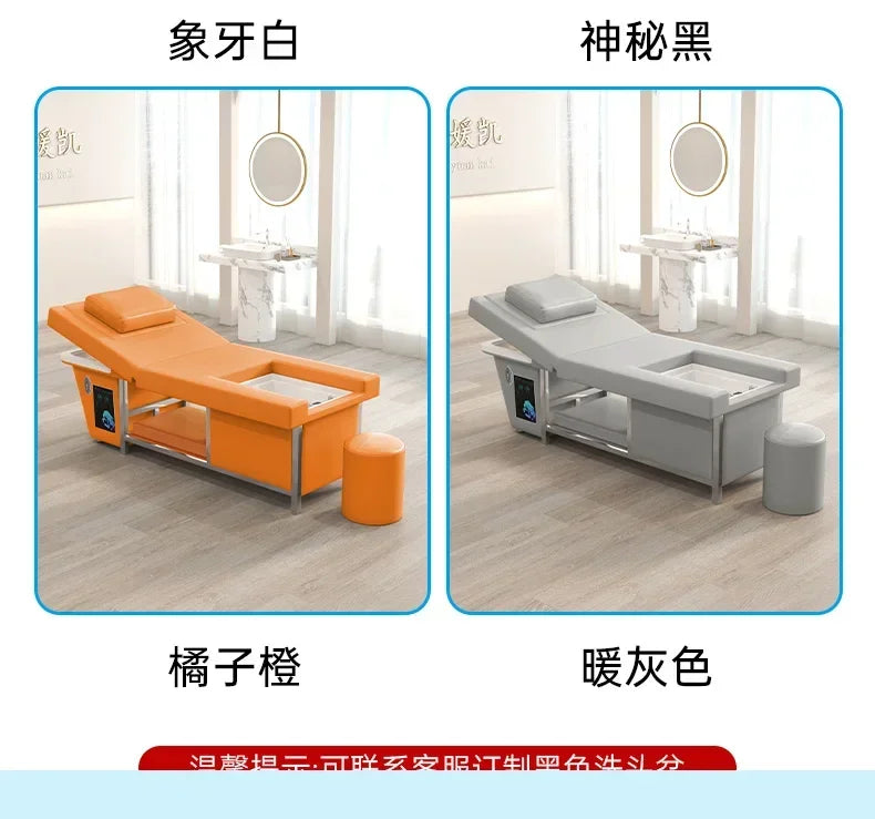 Shower Head Spa Shampo Chair Move Adjust Foot Portable Sink Luxury Hair Wash Bed Massage Shampouineuse Salon Equipment MQ50SC