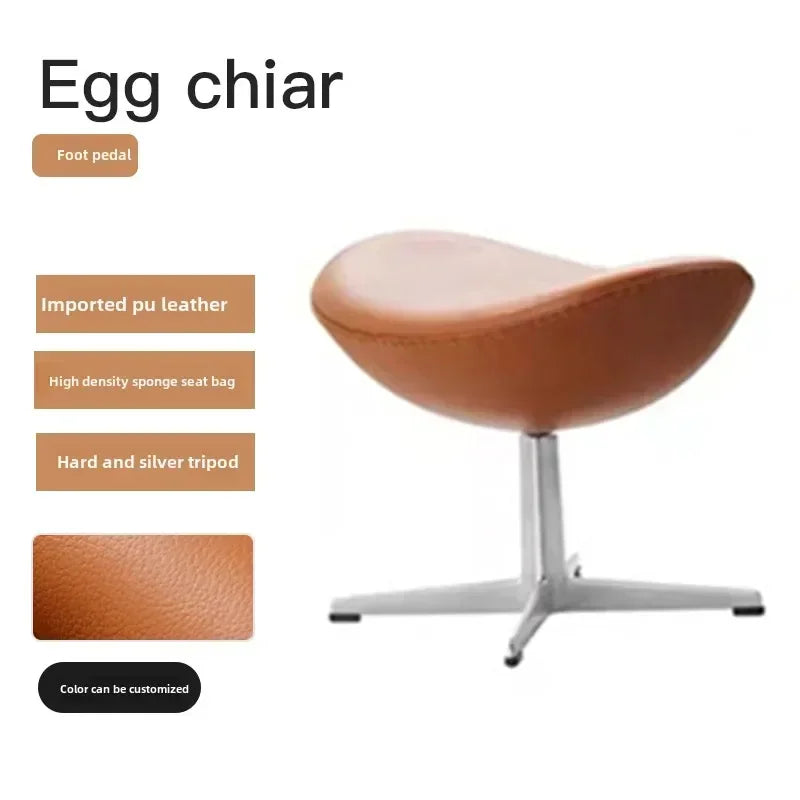 Modern Art Designer Leisure Creative Chair Office Leisure Eggshell Modern Art Egg Chair Nordic Single Sofa Egg Chair Egg Shell