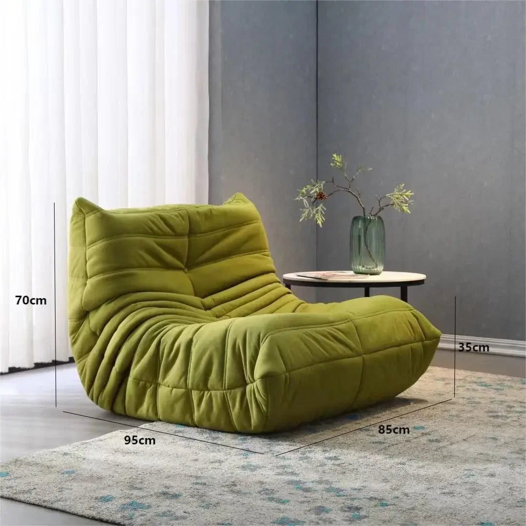 Caterpillar lazy sofa recliner togo bedroom leisure technology single Internet celebrity lazy leisure chair balcony living room