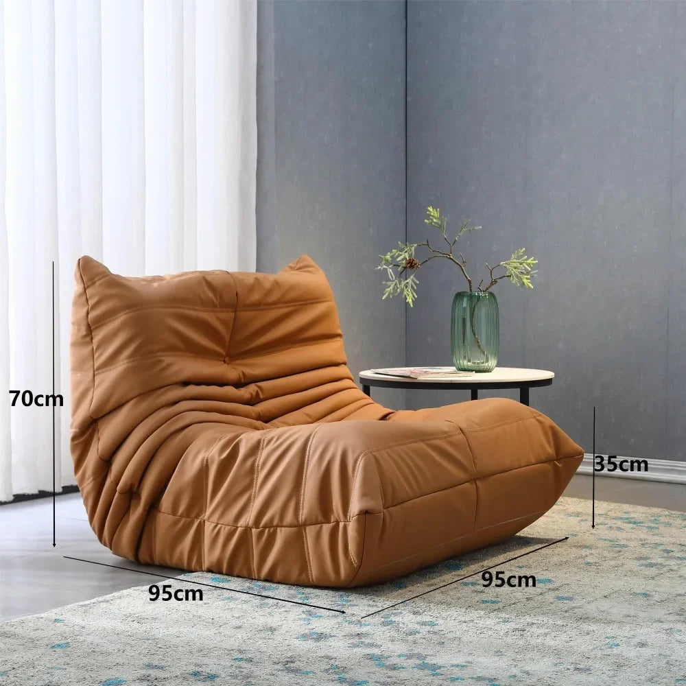 Caterpillar lazy sofa recliner togo bedroom leisure technology single Internet celebrity lazy leisure chair balcony living room