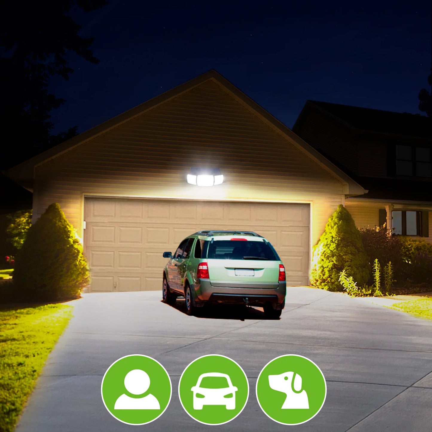 Solar Lights Outdoor with 3 Modes Motion Sensor Super Bright Wall Lamp IP65 Waterproof Street Light for Garden Yard Path Garage