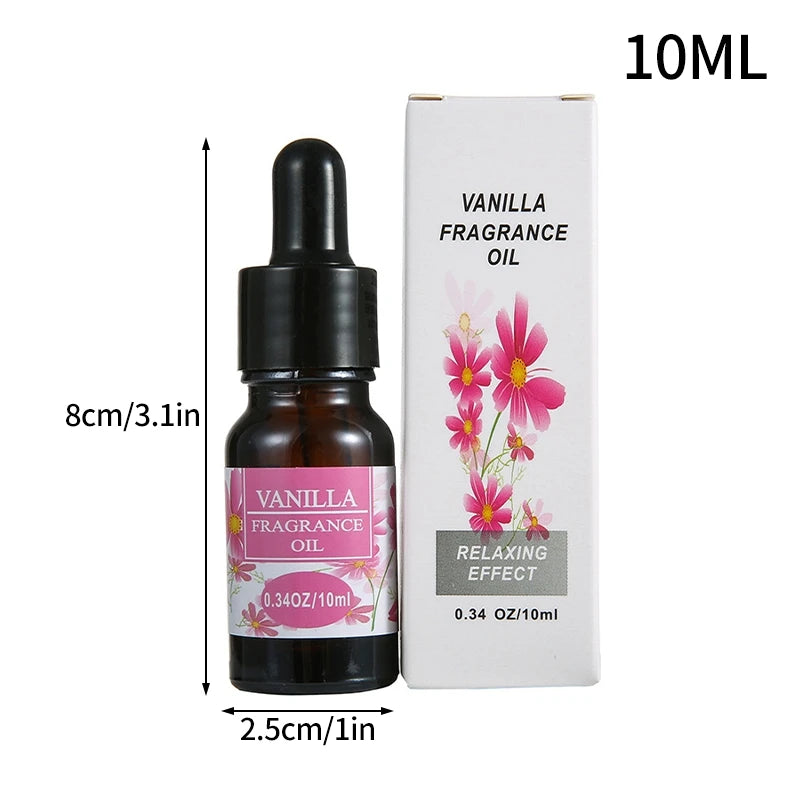 10ml Essential Oils Fragrance Lavender Lemon Jasmine Rose Sandalwood Diffuser Humidifier Scent Making Scented Candles Massage