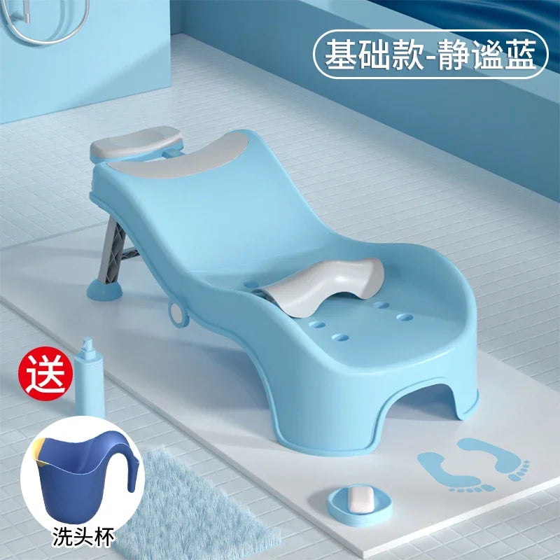 Adult Shampoo Chair Hairdresser Hair Wash Kids Salon Shampoo Bed Home Beauty Shaving Lit Shampooing Spa Salon Furniture
