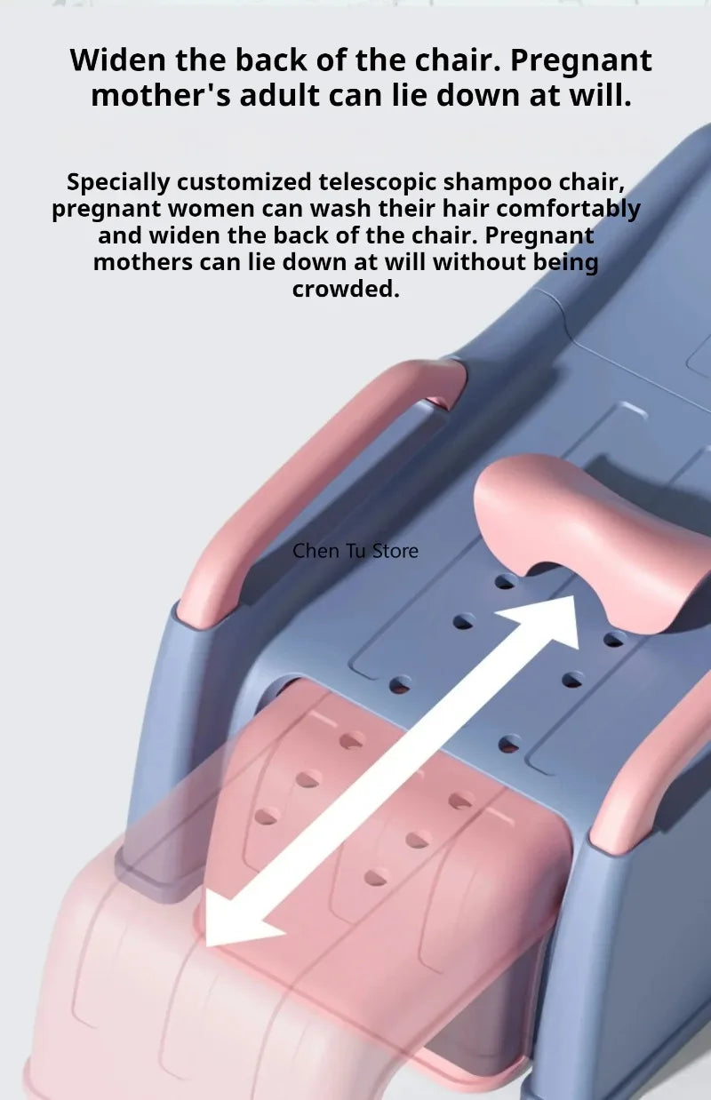 Plastic Children Shampoo Bed Foldable Hair Washing Chair Chairs Spa Basin Massage Bed Luxury Sillon Peluqueria Salon Furniture