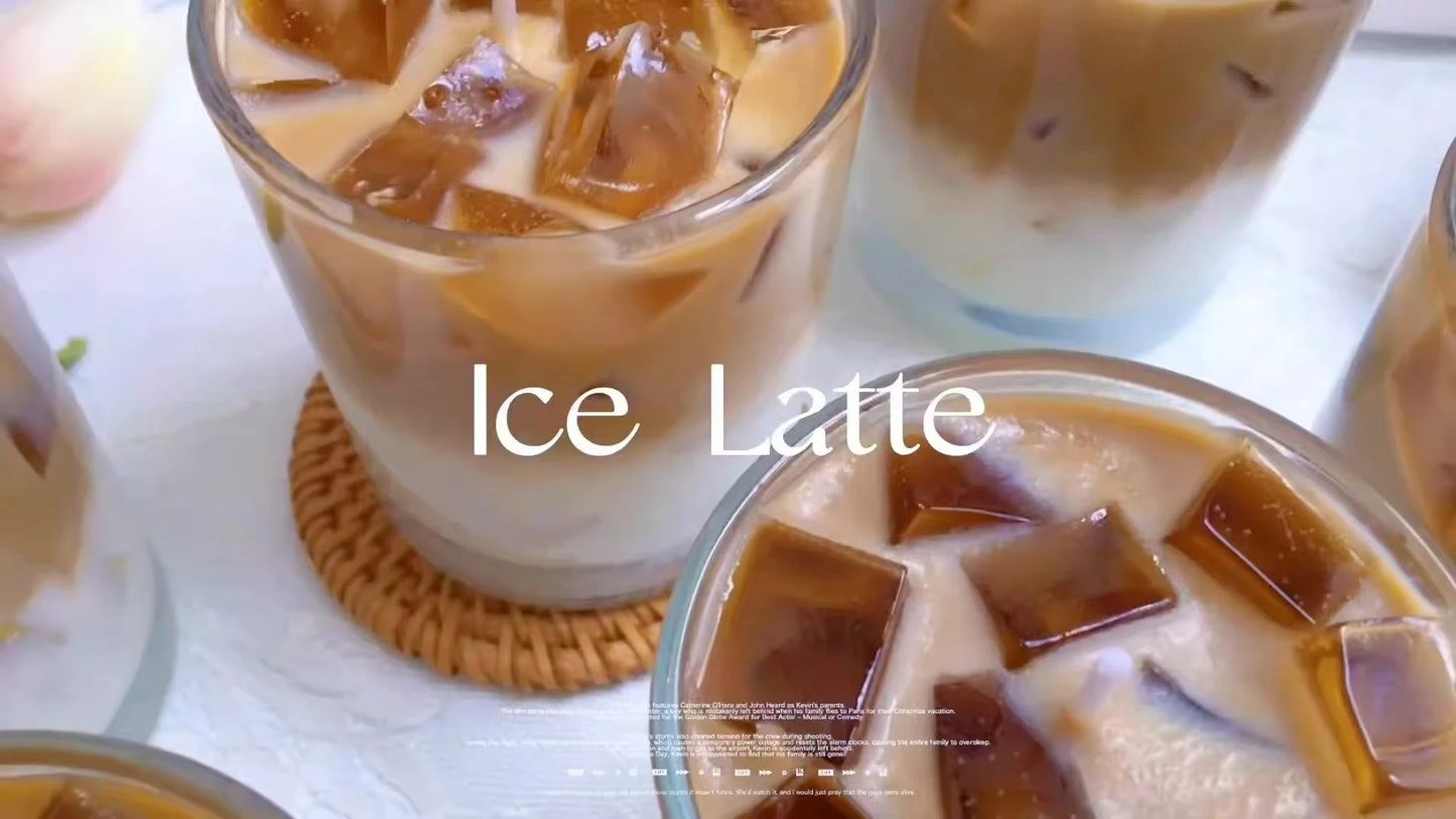 Iced Latte Coffee Aromatherapy Candle Gift Box Home Bedroom Decoration Girls Light Fragrance Birthday Gift Fragrance Souvenir