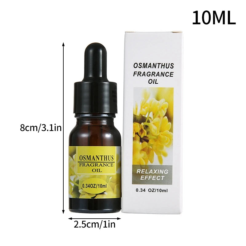 10ml Essential Oils Fragrance Lavender Lemon Jasmine Rose Sandalwood Diffuser Humidifier Scent Making Scented Candles Massage