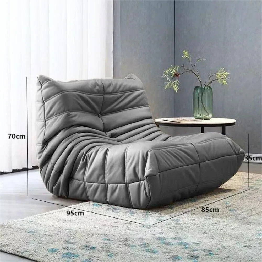 Caterpillar lazy sofa recliner togo bedroom leisure technology single Internet celebrity lazy leisure chair balcony living room