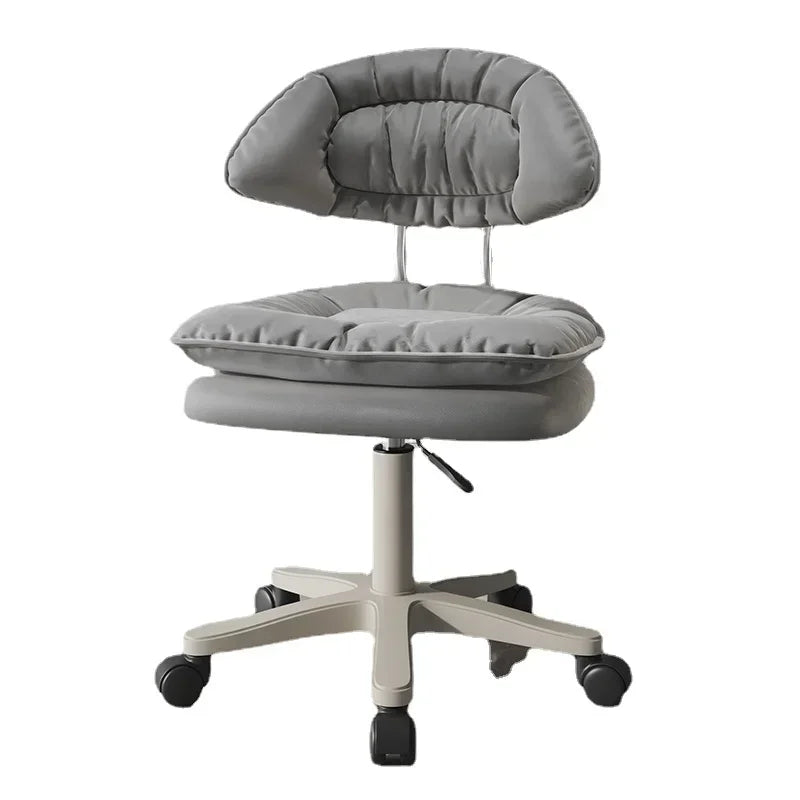 Nordic Luxury Salon Stool Special Lifting Rotating Backrest Bar Seat Large Hairdressing Manicurist Circle Chair