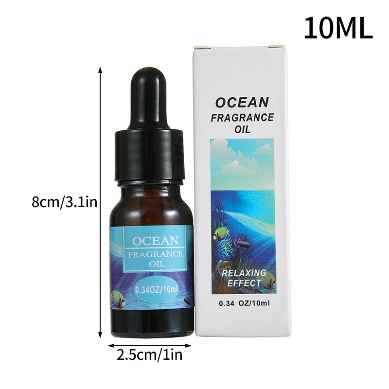 10ml Essential Oils Fragrance Lavender Lemon Jasmine Rose Sandalwood Diffuser Humidifier Scent Making Scented Candles Massage