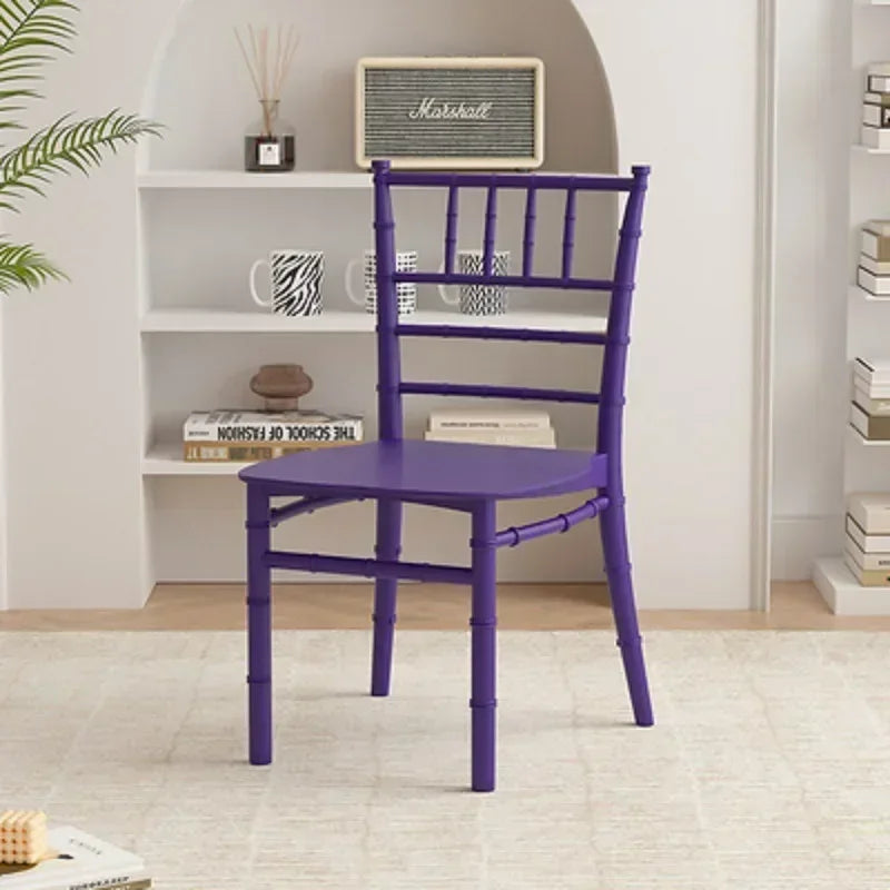 5 Pieces Lightweight Children's Furniture Plastic Chiavari Chairs Suitable for Living Rooms Restaurants Schools Parties Camping