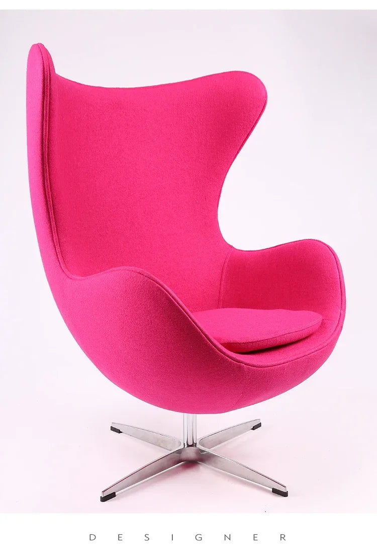 Modern Art Designer Leisure Creative Chair Office Leisure Eggshell Modern Art Egg Chair Nordic Single Sofa Egg Chair Egg Shell