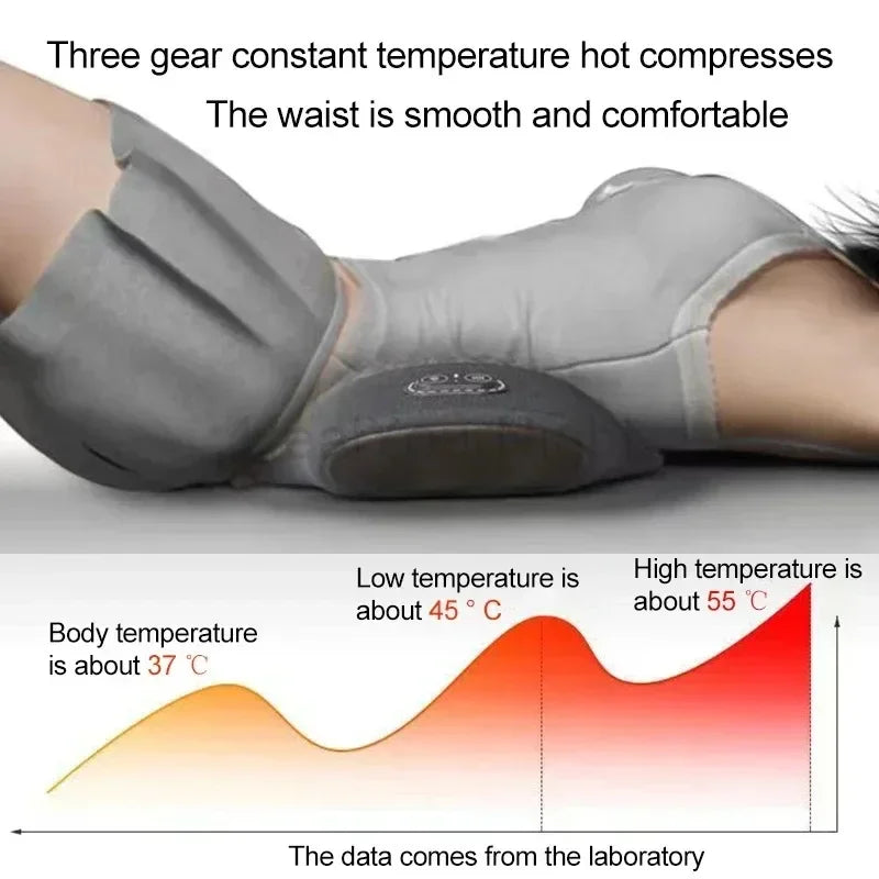 Soothe Waist Pillow Back Massage Protection Pad Massage Lying Flat Waist Relief Waist Support Heating Vibrating Back Massager