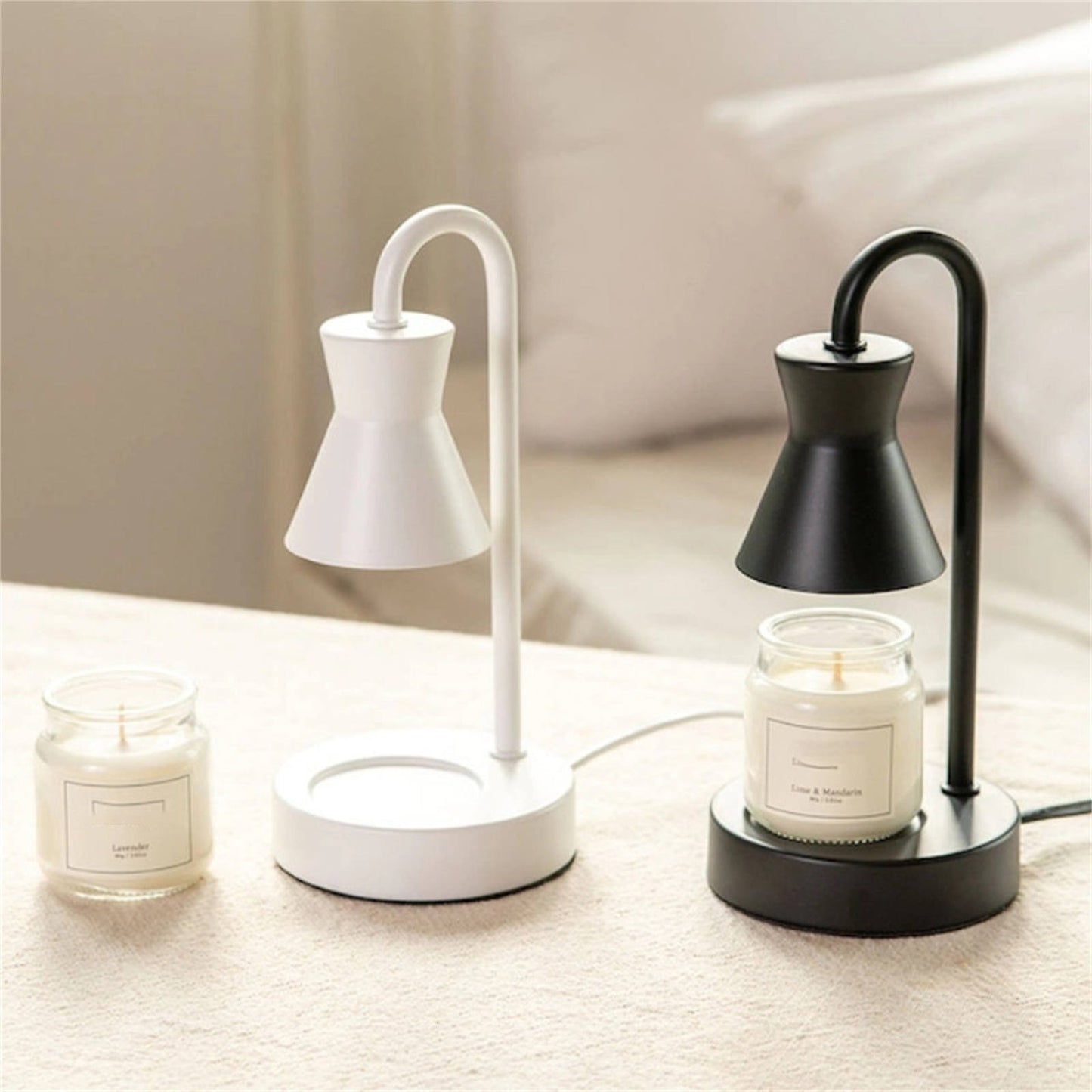 Candle Lamp For Jar Scented Candle Wax Warmers Lamp Flameless Top Down Candles Melter Scented Wax Warmers Bulb For Home Decor