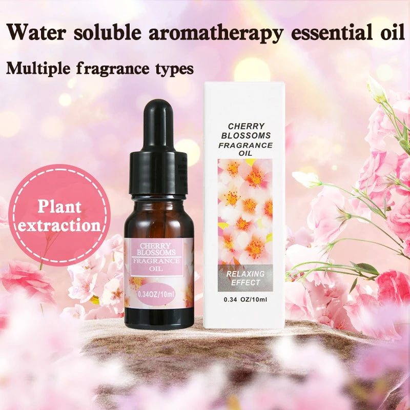 10ml Essential Oils Fragrance Lavender Lemon Jasmine Rose Sandalwood Diffuser Humidifier Scent Making Scented Candles Massage