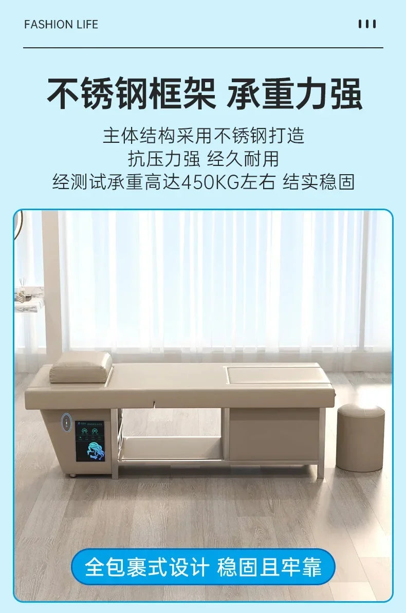 Shower Head Spa Shampo Chair Move Adjust Foot Portable Sink Luxury Hair Wash Bed Massage Shampouineuse Salon Equipment MQ50SC