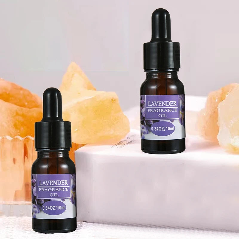 10ml Essential Oils Fragrance Lavender Lemon Jasmine Rose Sandalwood Diffuser Humidifier Scent Making Scented Candles Massage